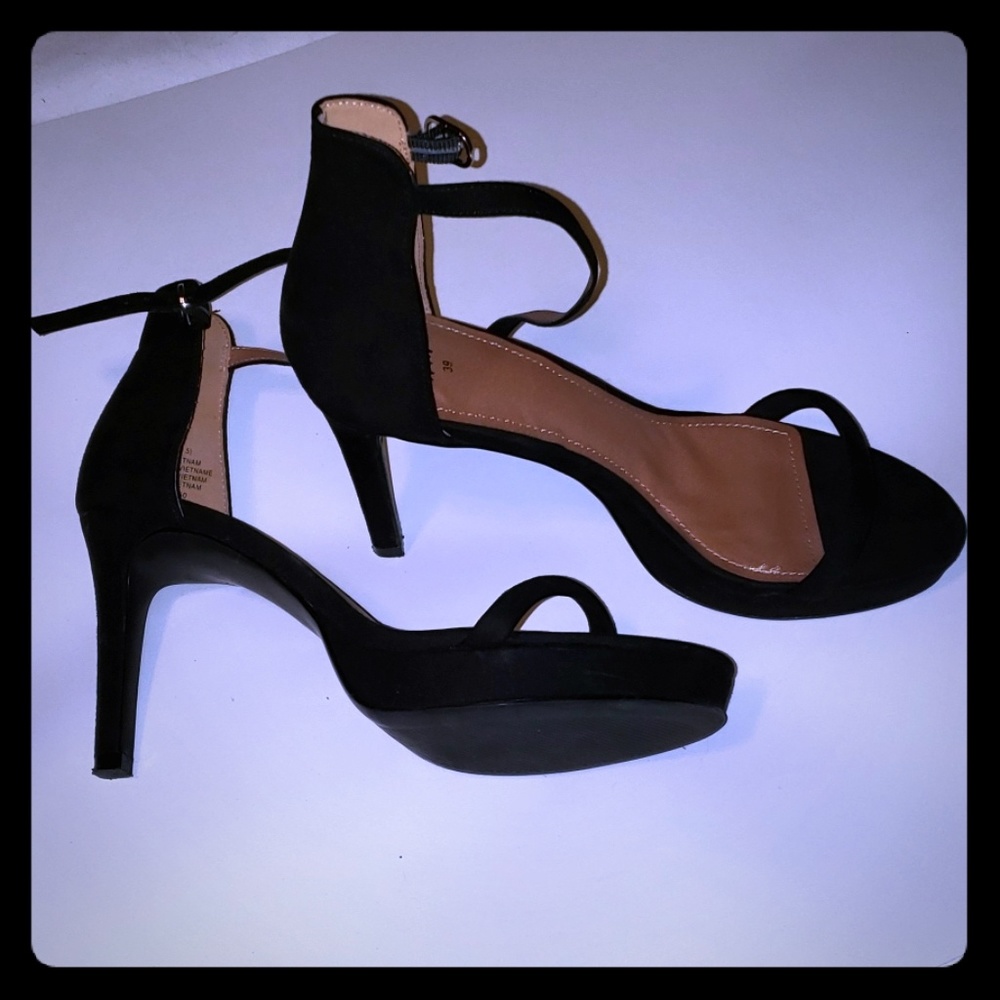 Black high heels